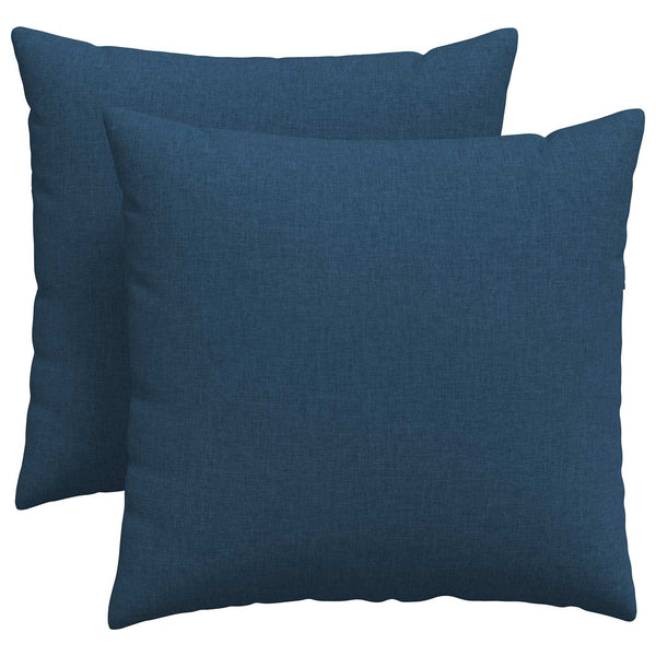 Blaue Sofakissen 45x45 cm, 2er-Set