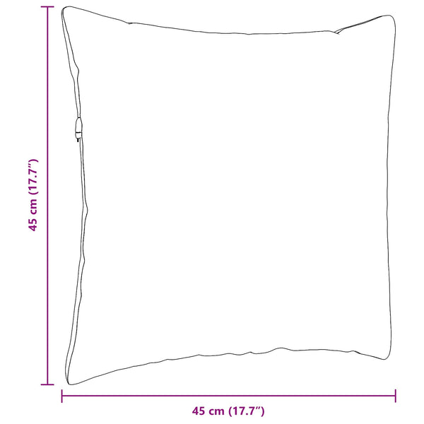 Blaue Sofakissen 45x45 cm, 2er-Set