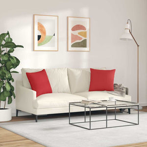 Sofakissen 2er Set Rot 45x45 cm