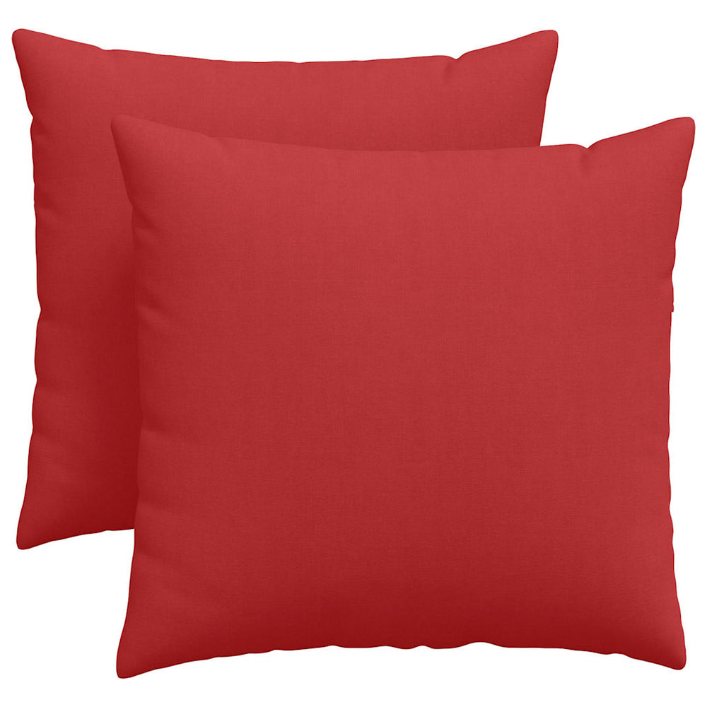 Sofakissen 2er Set Rot 45x45 cm