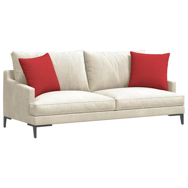 Sofakissen 2er Set Rot 45x45 cm