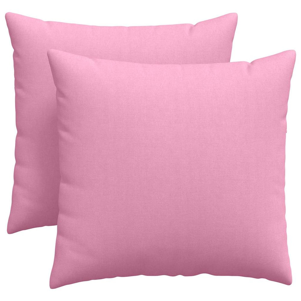 Sofakissen 2er-Set Rosa 45x45 cm