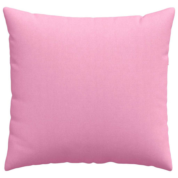 vidaXL Coussins de canapé 2 pcs Rose 45 x 45 cm Tissu
