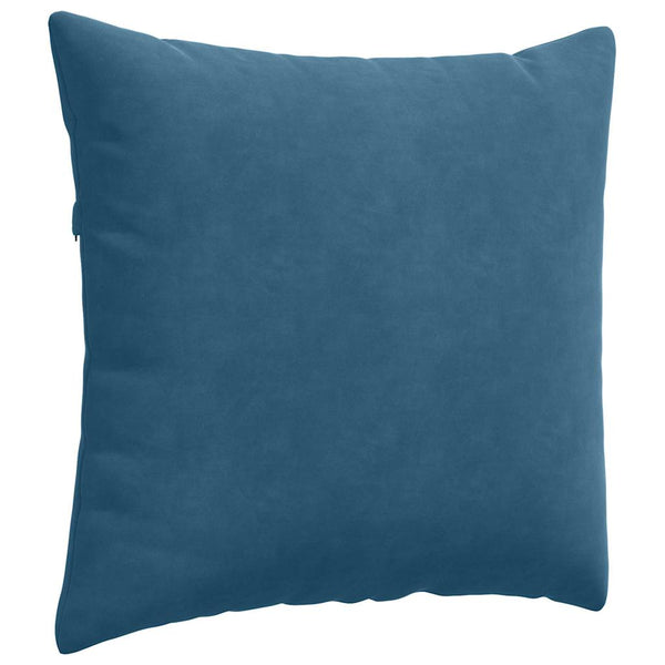 vidaXL Coussins de canapé 2 pcs Bleu 45 x 45 cm Velours côtelé