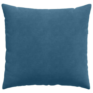 vidaXL Coussins de canapé 2 pcs Bleu 45 x 45 cm Velours côtelé