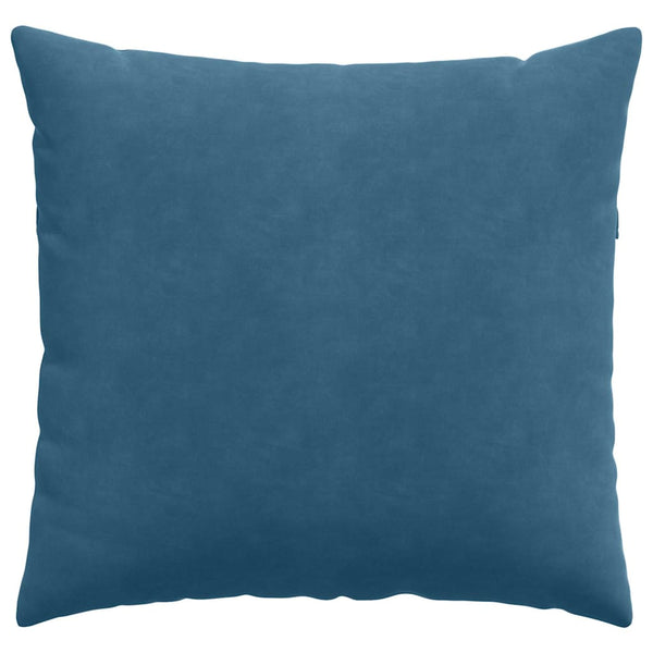 vidaXL Coussins de canapé 2 pcs Bleu 45 x 45 cm Velours côtelé
