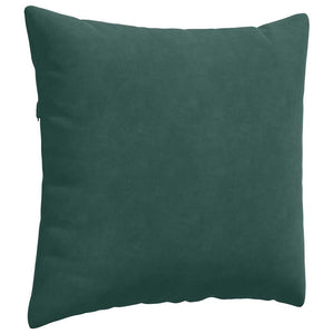 Dunkelgrüne Cord Sofakissen 45x45cm, 2er-Set
