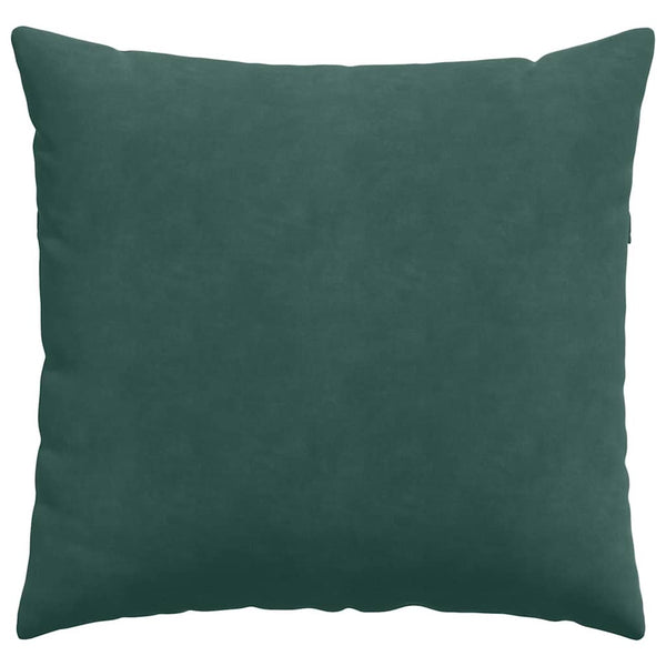 Dunkelgrüne Cord Sofakissen 45x45cm, 2er-Set