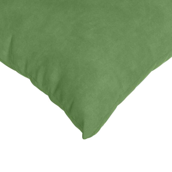 Hellgrüne Sofakissen 45x45cm Cord 2er-Set