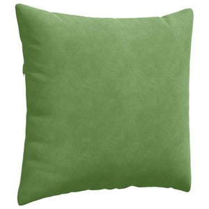 Hellgrüne Sofakissen 45x45cm Cord 2er-Set