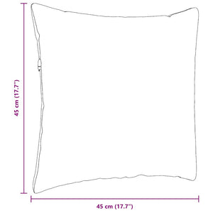Hellgrüne Sofakissen 45x45cm Cord 2er-Set