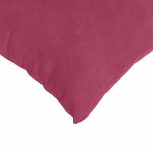 Weinrote Cord Sofakissen 45x45cm, 2er Set
