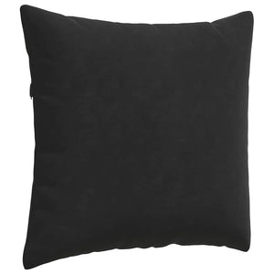 Sofakissen 2er Set Schwarz Cord 45x45 cm