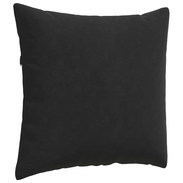 Sofakissen 2er Set Schwarz Cord 45x45 cm