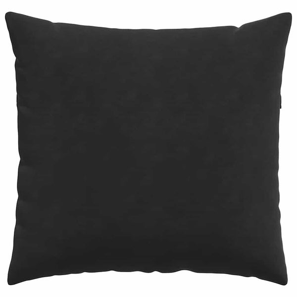Sofakissen 2er Set Schwarz Cord 45x45 cm