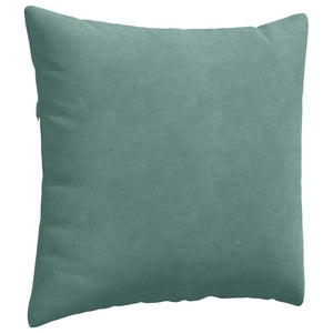 2er Set Sofakissen Cord Meergrün 45x45 cm