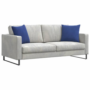 Sofakissen 2er Set Polizeiblau Cord 45x45 cm