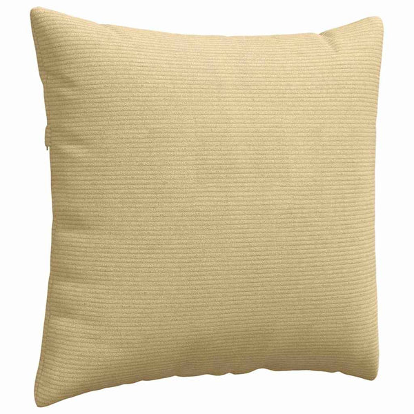 Sofakissen 2er Set Grau-Grün Cord 45x45 cm