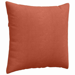Sofakissen 2er Set Rot-Orange Cord 45x45 cm