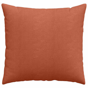 Sofakissen 2er Set Rot-Orange Cord 45x45 cm