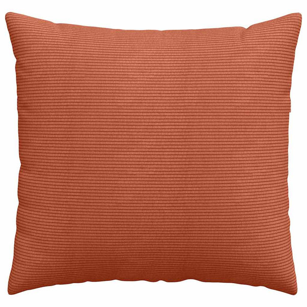 Sofakissen 2er Set Rot-Orange Cord 45x45 cm