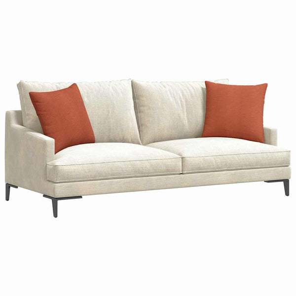 Sofakissen 2er Set Rot-Orange Cord 45x45 cm