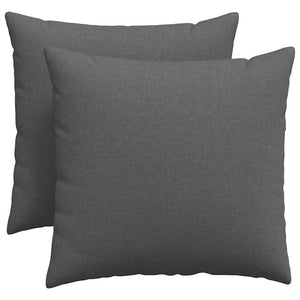 Sofakissen 2er Set Dunkelgrau 50x50 cm