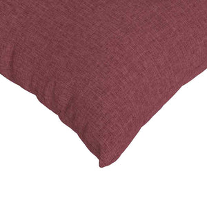 Sofakissen 2er Set Weinrot 50x50 cm