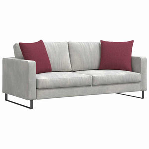 Sofakissen 2er Set Weinrot 50x50 cm