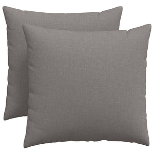 Sofakissen 2er Set Taupe 50x50 cm