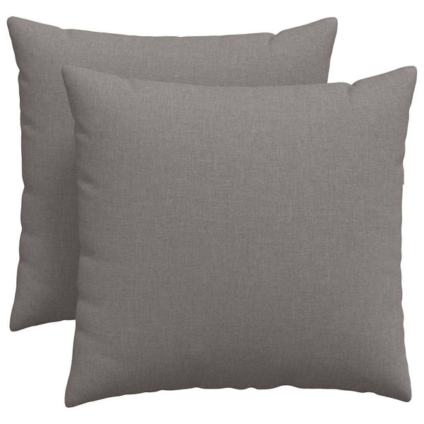 Sofakissen 2er Set Taupe 50x50 cm