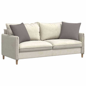 Sofakissen 2er Set Taupe 50x50 cm