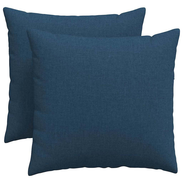 Blaue Sofakissen 2er-Set 50x50 cm