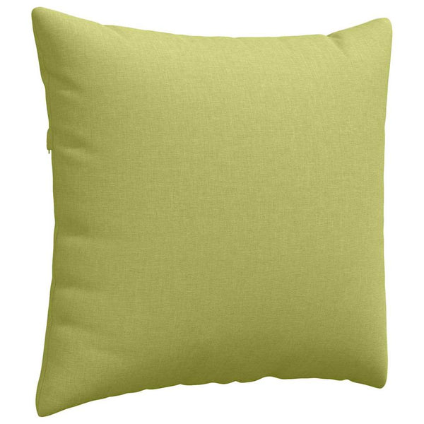 vidaXL Coussins de canapé 2 pcs Vert clair 50 x 50 cm Tissu