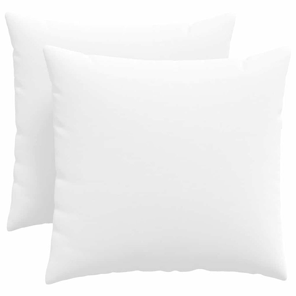 Sofakissen 2er-Set Weiß 50x50 cm