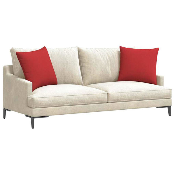 Rote Sofakissen 2er Set 50x50 cm