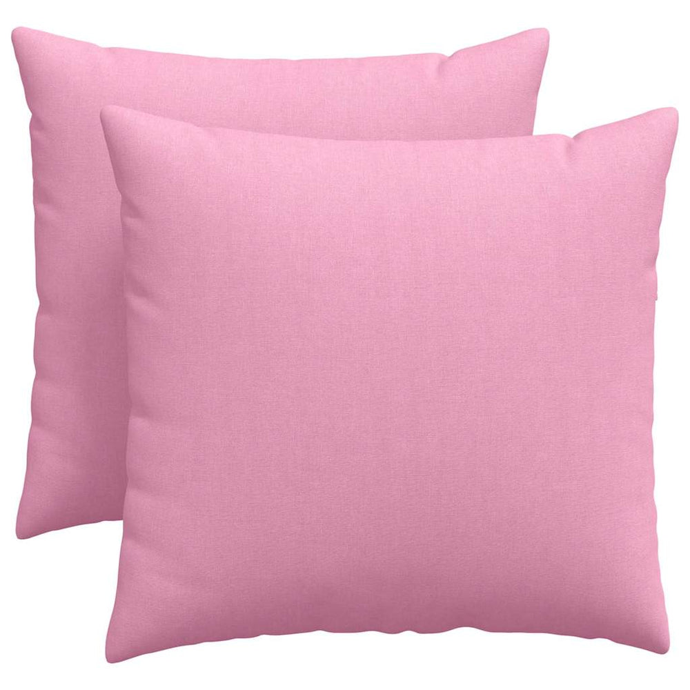 Sofakissen 2er-Set Rosa 50x50 cm