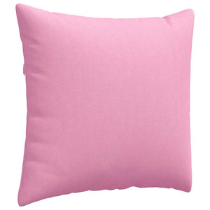 vidaXL Coussins de canapé 2 pcs Rose 50 x 50 cm Tissu
