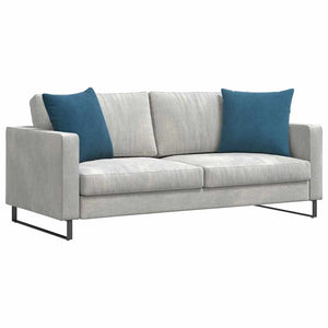 Sofakissen 2er Set Blau Cord 50x50 cm