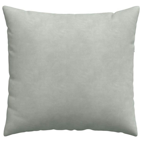 vidaXL Coussins de canapé 2 pcs Gris clair 50 x 50 cm Tissu côtelé