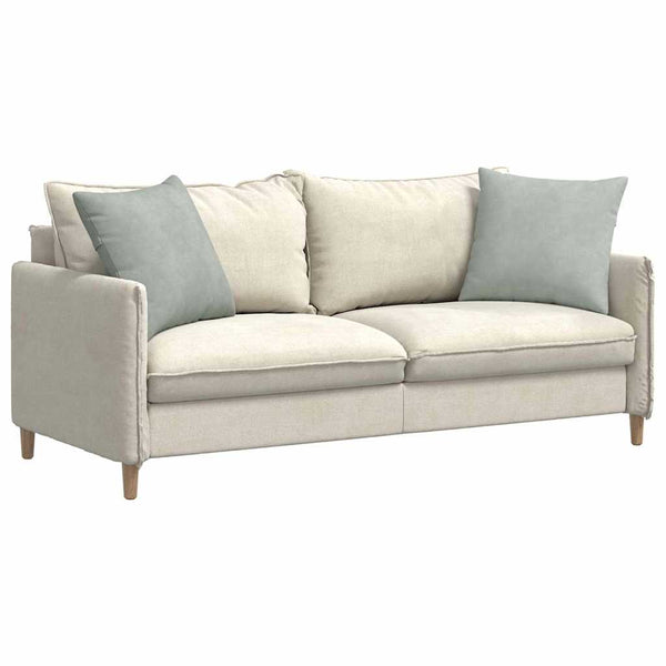 vidaXL Coussins de canapé 2 pcs Gris clair 50 x 50 cm Tissu côtelé
