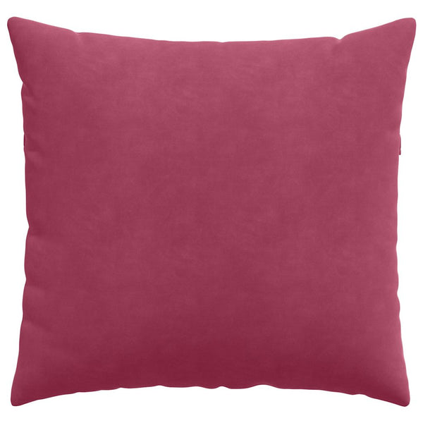 Weinrote Cord Sofakissen 50x50cm - 2er Set