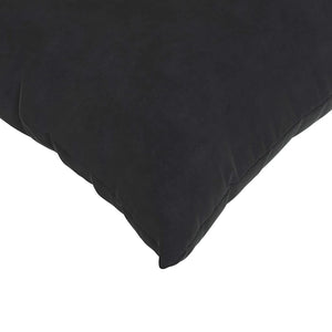 Sofakissen 2er Set Schwarz Cord 50x50 cm
