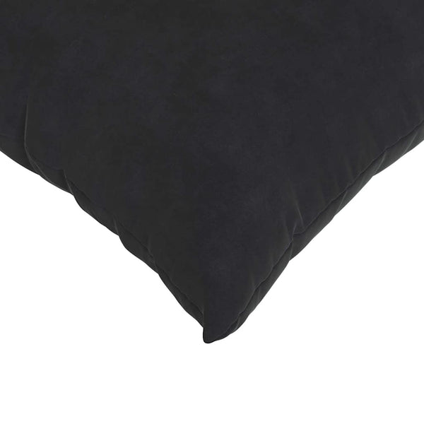 Sofakissen 2er Set Schwarz Cord 50x50 cm