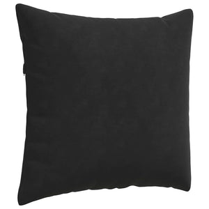 Sofakissen 2er Set Schwarz Cord 50x50 cm