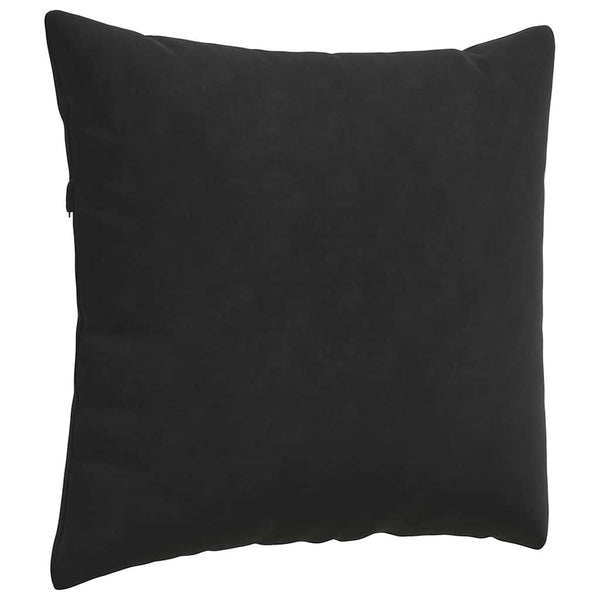 Sofakissen 2er Set Schwarz Cord 50x50 cm