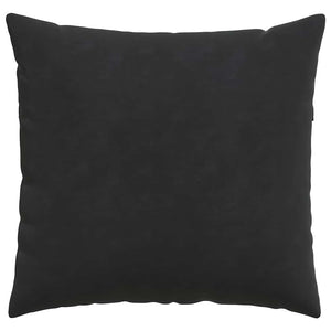 Sofakissen 2er Set Schwarz Cord 50x50 cm