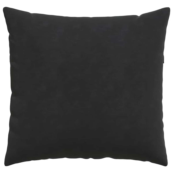 Sofakissen 2er Set Schwarz Cord 50x50 cm
