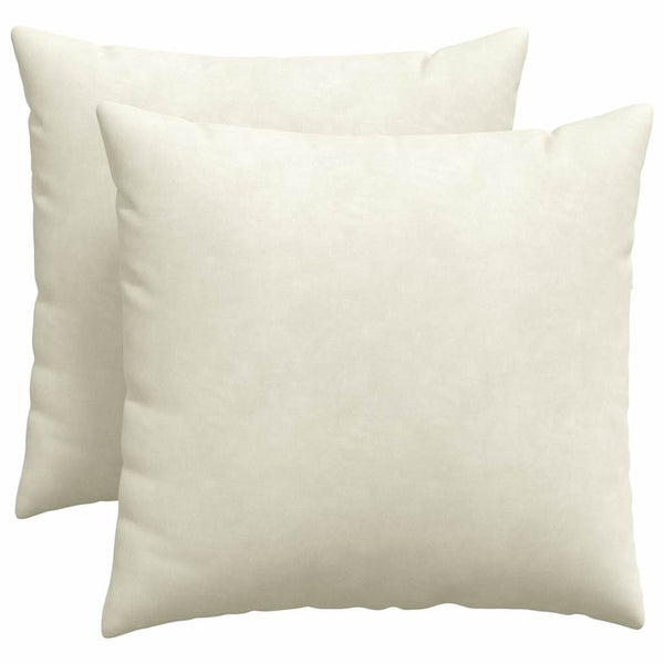 Sofakissen Creme Cord 50x50 cm 2er-Set