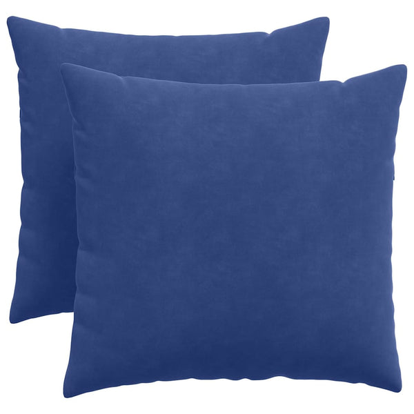 Sofakissen 2er Set Polizeiblau Cord 50x50